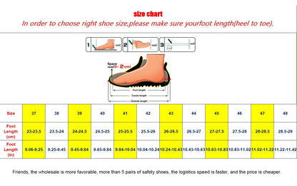 Waterdichte Veiligheidsschoenen voor Heren | Anti-Slip | Comfortabele Werkschoenen met Stalen Neus | Lichtgewicht en Ademend