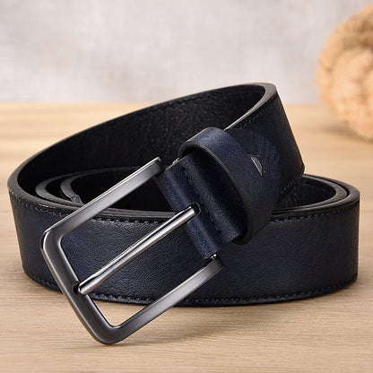 Vintage PU Leren Riem voor Mannen | Luxe Designer Riem in Cowboy Stijl voor Jeans en Broeken