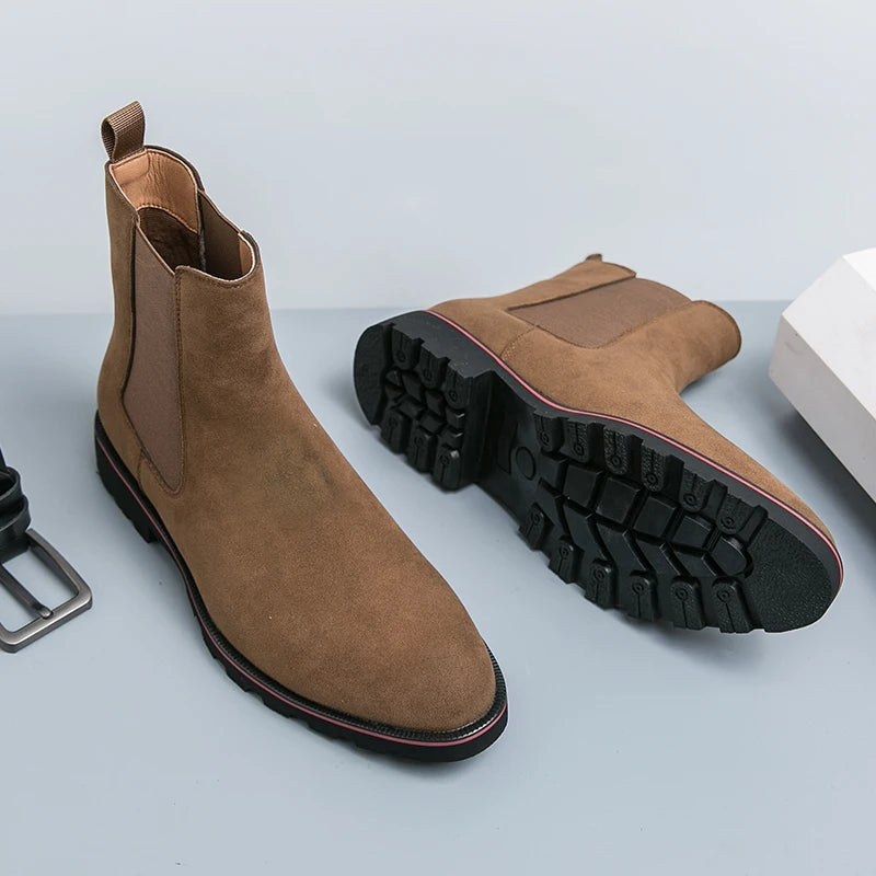 Leren Chelsea Boots voor Mannen | Casual Business Stijl | Handgemaakt Enkellaarsjes