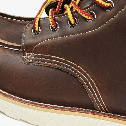 Amerikaanse Leren Enkelboots voor Mannen | Casual Veterschoenen van Crazy Horse Leer | Vintage Werklaarzen