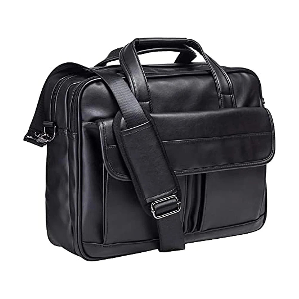 Handgemaakte Vintage Leren Laptoptas Heren | Business Messenger Bag | Satchel 15"