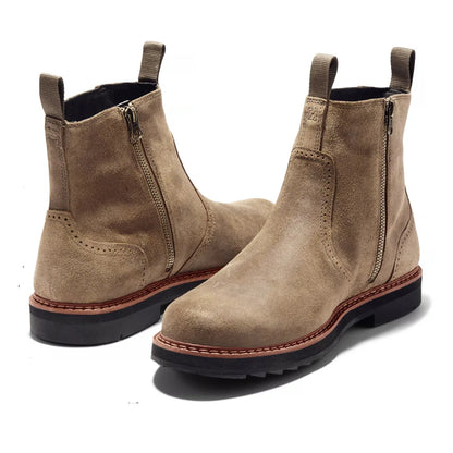 Handgemaakte Leren Chelsea Boots voor Mannen | Comfortabele Retro Enkellaarsjes