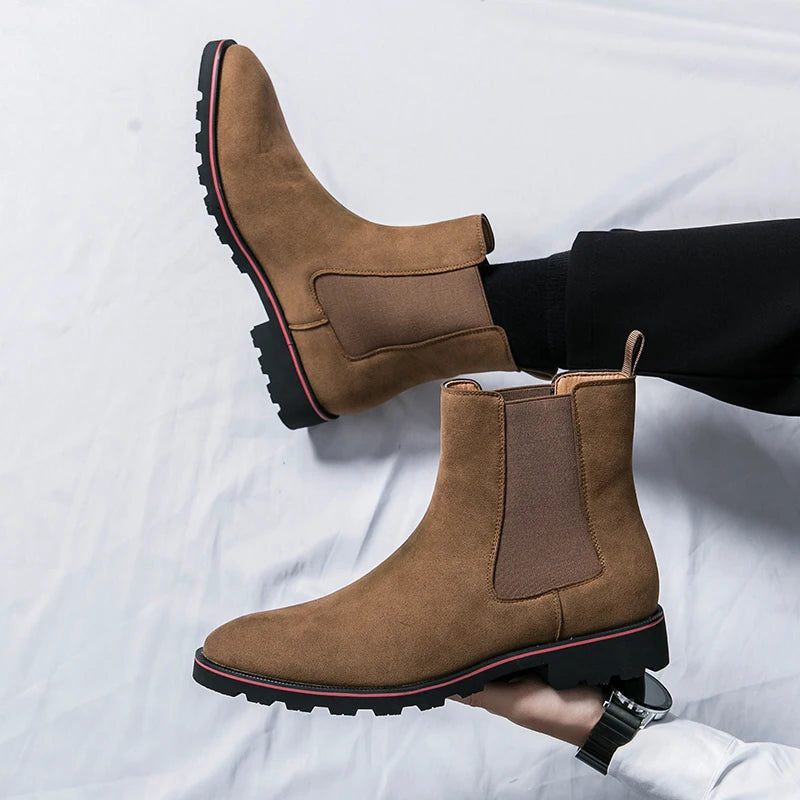 Leren Chelsea Boots voor Mannen | Casual Business Stijl | Handgemaakt Enkellaarsjes