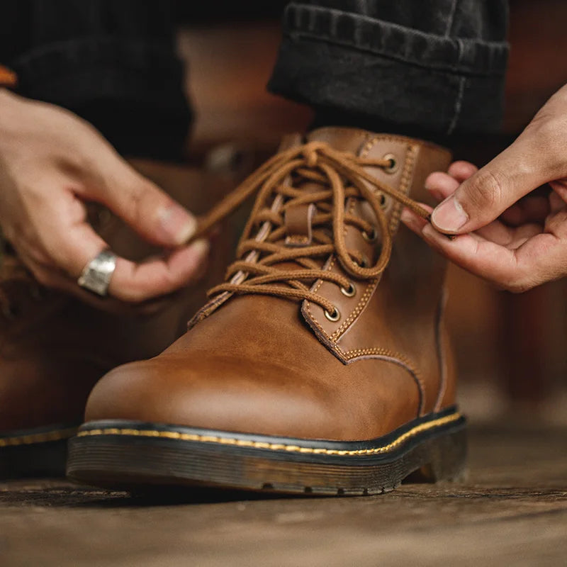 Comfortabele Winterlaarzen voor Mannen | Winterlaarzen en Werkschoenen | Warme Herenschoenen