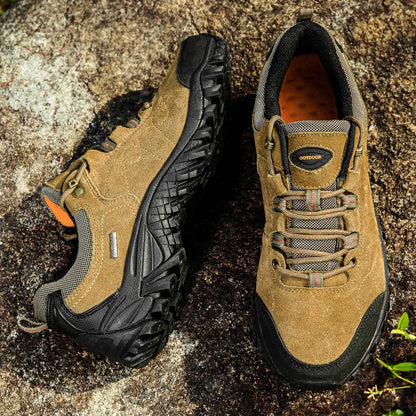 Hiking Schoenen | Ademend Leren Trekking Sneakers