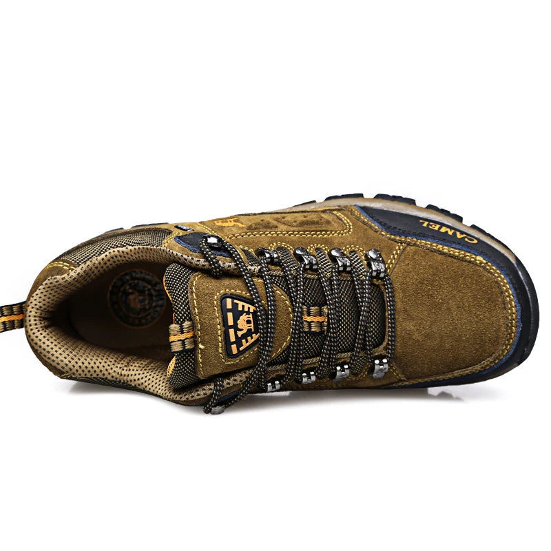 Leren Trekking Sneakers | Outdoor Antislip Wandelschoenen