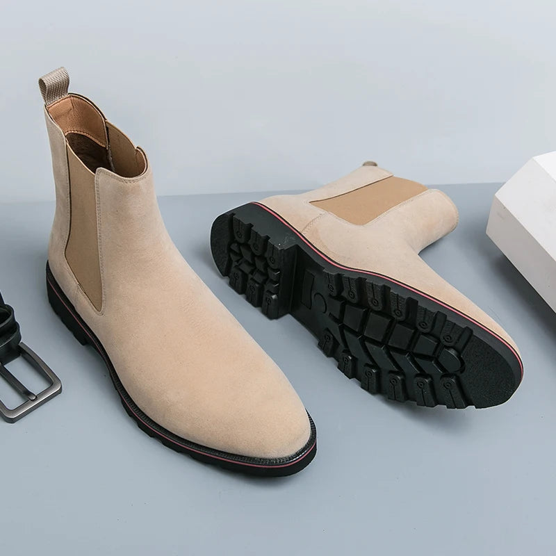 Leren Chelsea Boots voor Mannen | Casual Business Stijl | Handgemaakt Enkellaarsjes