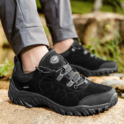 Hiking Schoenen | Ademend Leren Trekking Sneakers